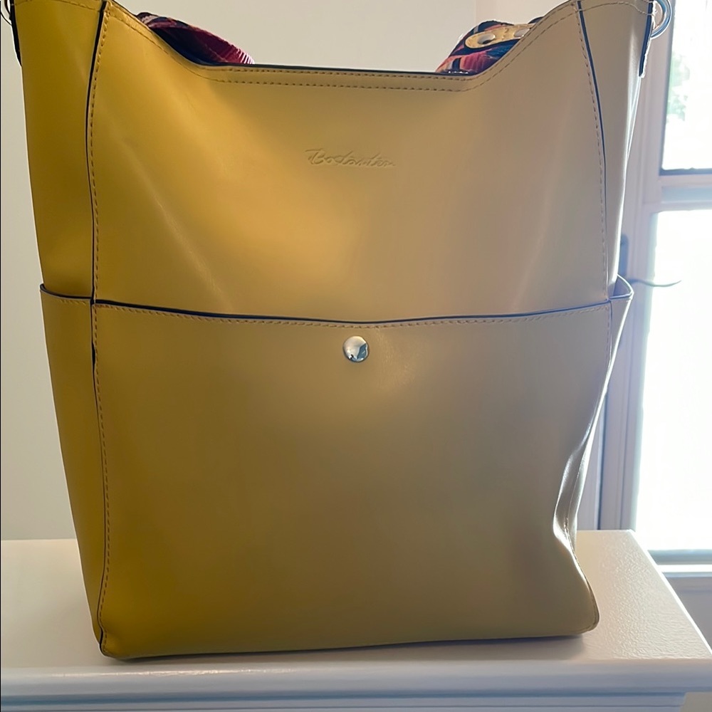 Mustard Yellow Women's Shoulder Bag/Matching Wallet